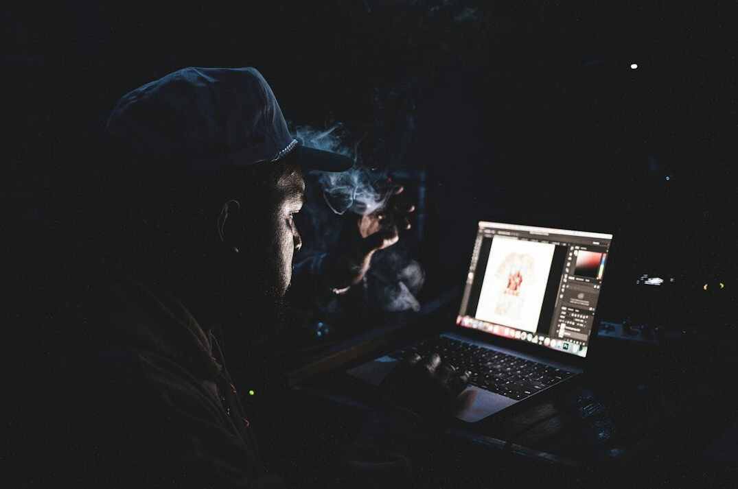 detective reviewing security footage